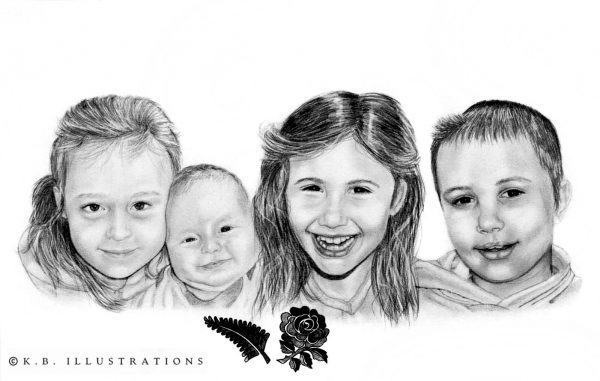 Portrait Graphite Drawing - Image 3