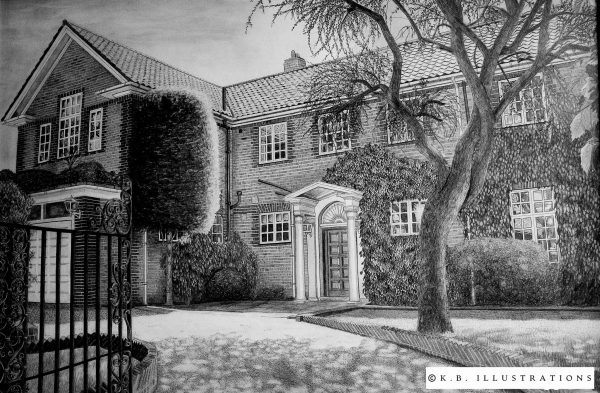 Architectural/Scenery Graphite Drawing - Image 2